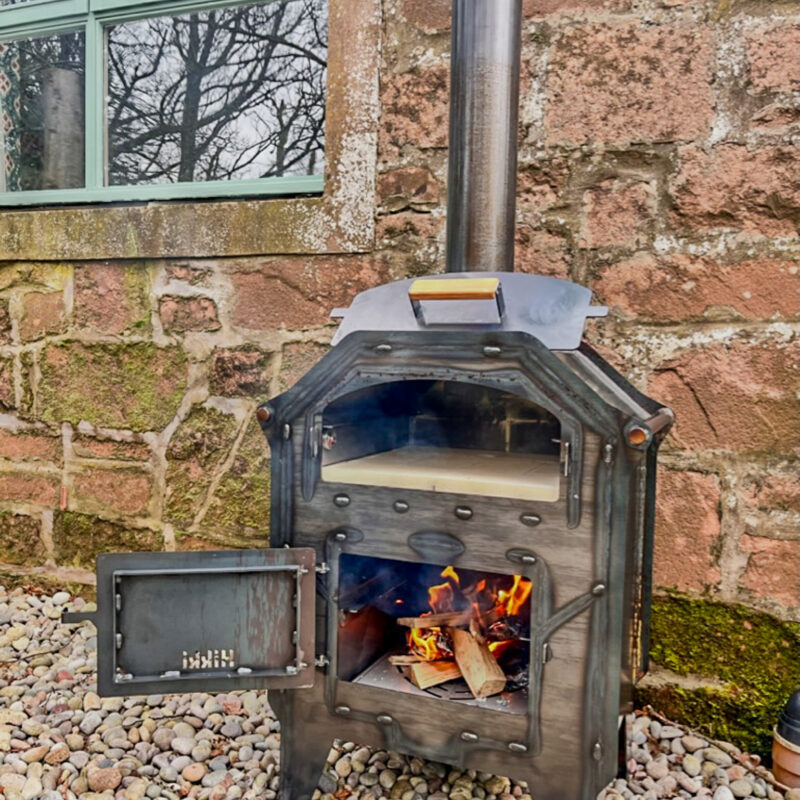 pizza oven all open