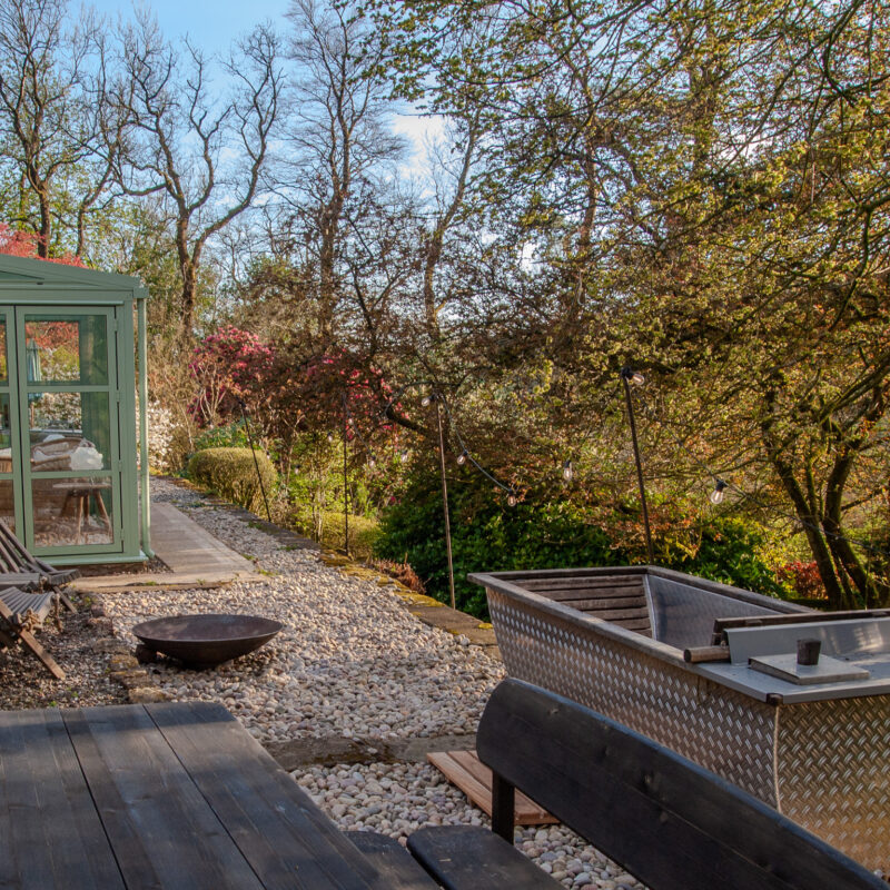 Back patio view to bath / conservatory